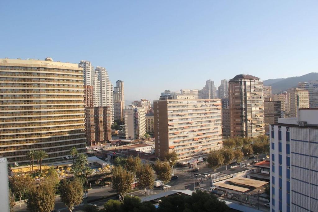 Apartamento Torre Yago, primera línea de playa para 6 personas Benidorm Bagian luar foto